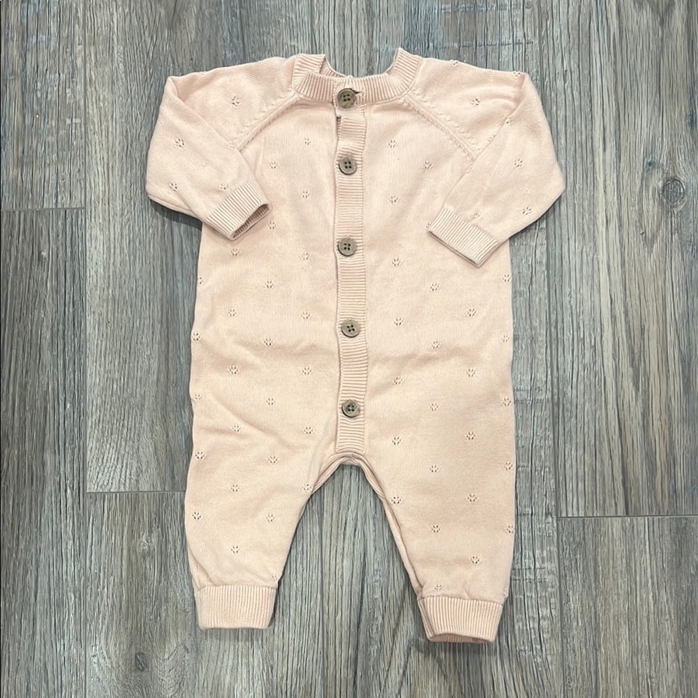 Knit baby outfit